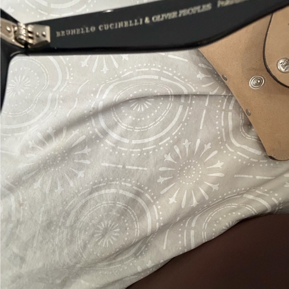 Oliver Peoples & Bruno Cucinelli Black Sunglasses - Picture 6 of 6